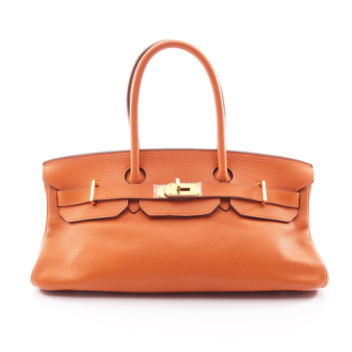 ショルダーバーキン ポティロン ショルダーバッグ トリヨンクレマンス オレンジ ゴールド金具 □H刻印 エルメス バッグ HERMES