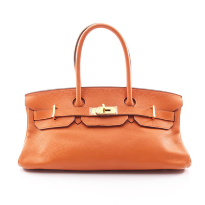 ショルダーバーキン ポティロン ショルダーバッグ トリヨンクレマンス オレンジ ゴールド金具 □H刻印 エルメス バッグ HERMES