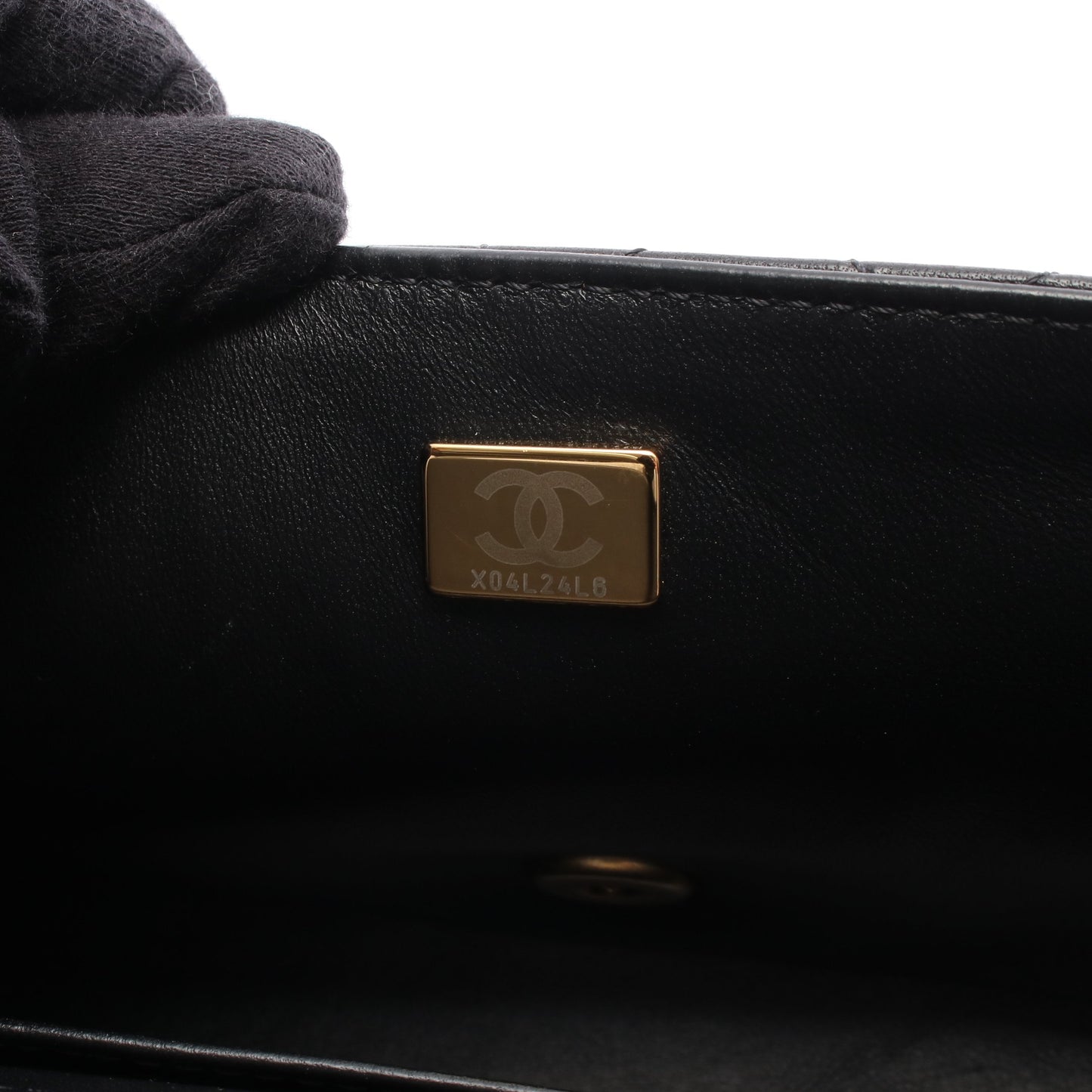 マトラッセ チェーンショルダーバッグ ラムスキン ブラック ゴールド金具 2WAY シャネル バッグ CHANEL