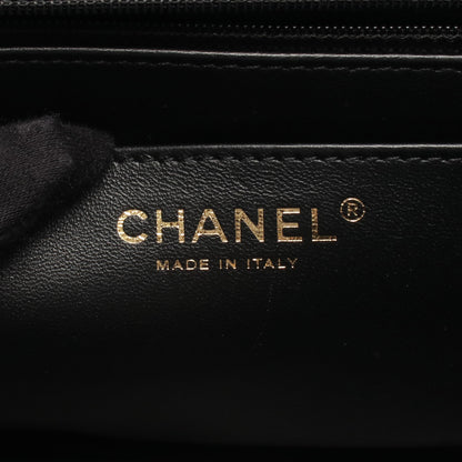 マトラッセ チェーンショルダーバッグ ラムスキン ブラック ゴールド金具 2WAY シャネル バッグ CHANEL