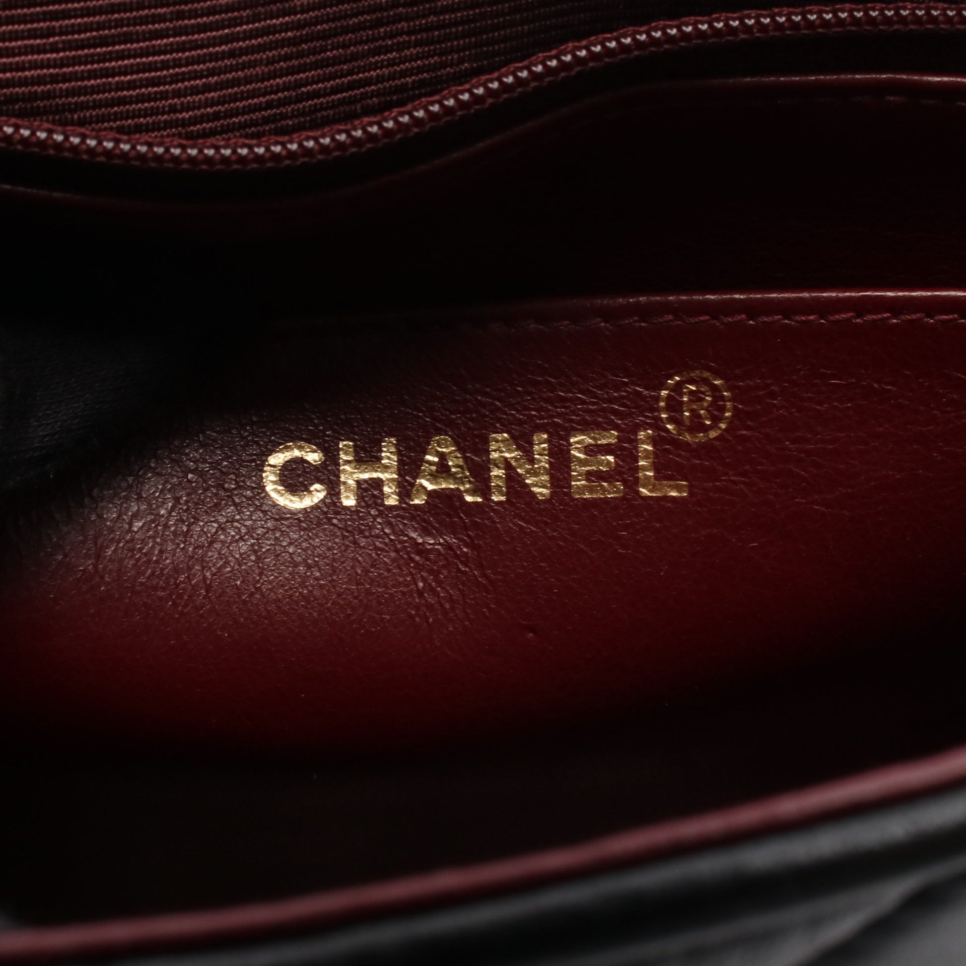 マトラッセ チェーンショルダーバッグ ラムスキン ブラック ゴールド金具 シャネル バッグ CHANEL