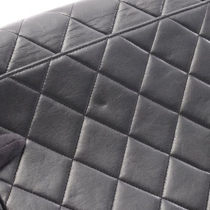 マトラッセ チェーンショルダーバッグ ラムスキン ブラック ゴールド金具 シャネル バッグ CHANEL
