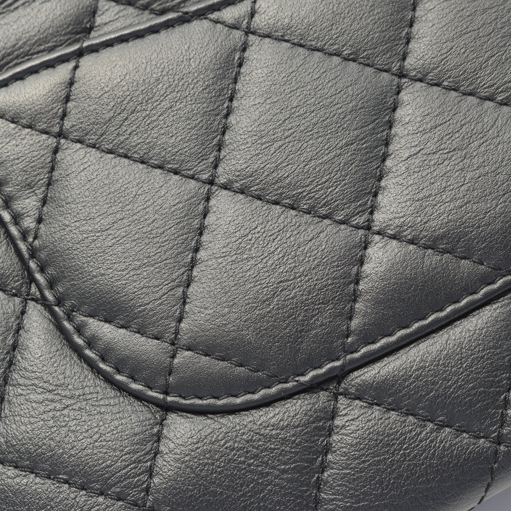 マトラッセ スモール フラップ チェーンショルダーバッグ ラムスキン ブラック ゴールド金具 シャネル バッグ CHANEL