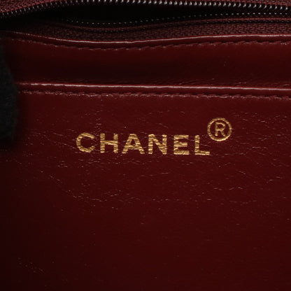 マドモアゼル Wチェーンショルダーバッグ ラムスキン ブラック ゴールド金具 シャネル バッグ CHANEL