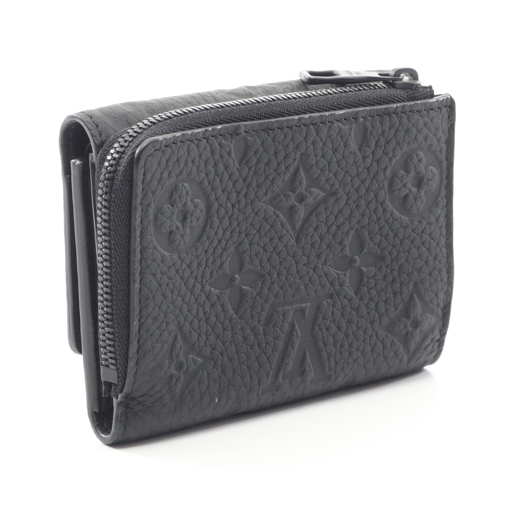 ポルトフォイユパイロット モノグラムトリヨン ノワール 三つ折り財布