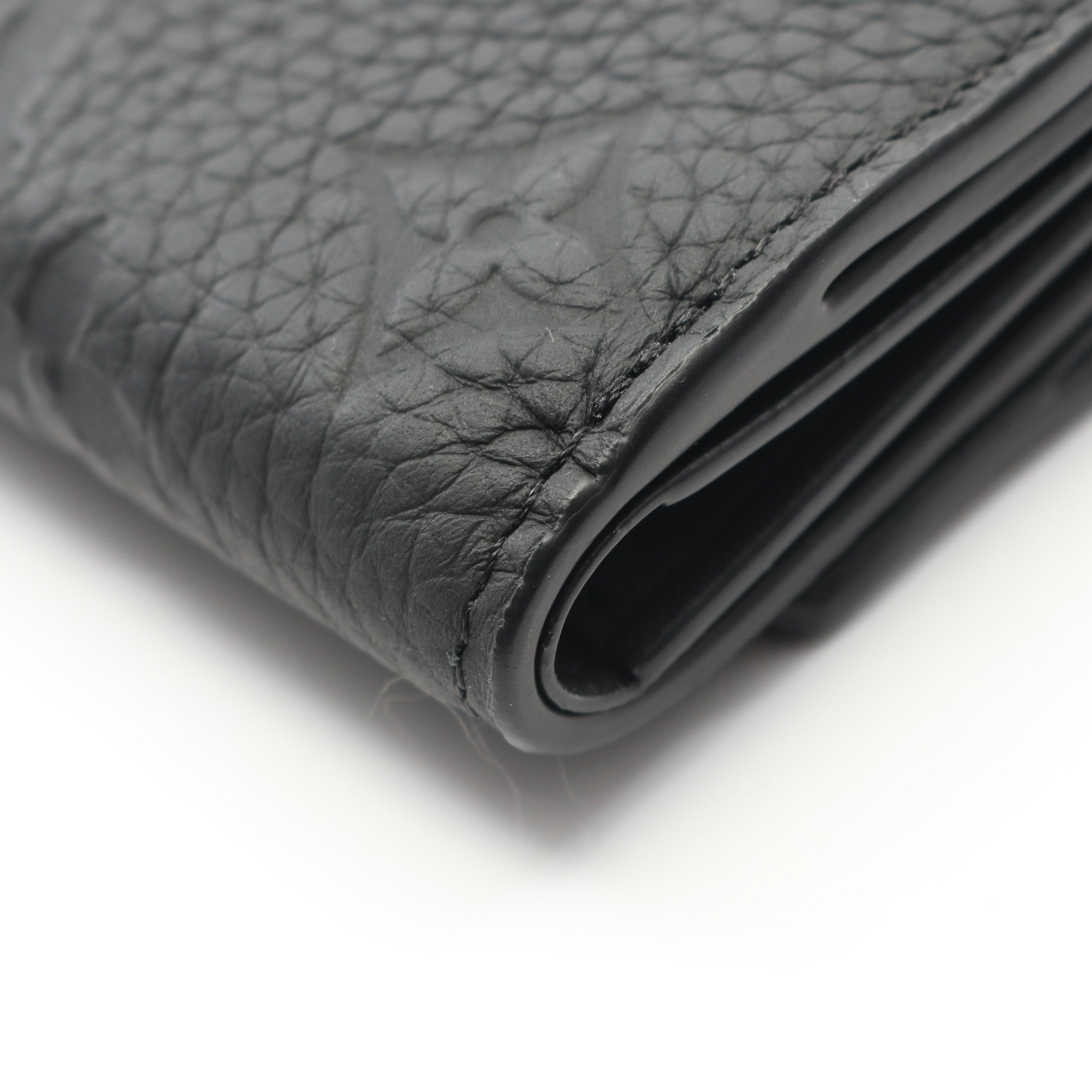 ポルトフォイユパイロット モノグラムトリヨン ノワール 三つ折り財布