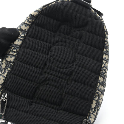 Rider スリングバッグ オブリーク ジャカード ボディバッグ キャンバス レザー ベージュ ネイビー クリスチャンディオール バッグ Christian Dior