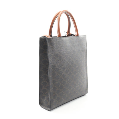 スモール バーティカル カバ トリオンフ ハンドバッグ トートバッグ PVC レザー ブラック ブラウン 2WAY セリーヌ バッグ CELINE