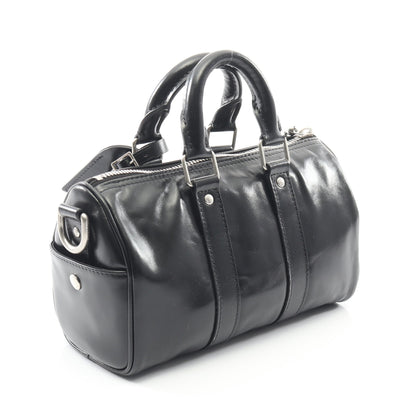 キーポル カーゴ バンドリエール 25 ハンドバッグ レザー ブラック 2WAY ルイヴィトン バッグ LOUIS VUITTON