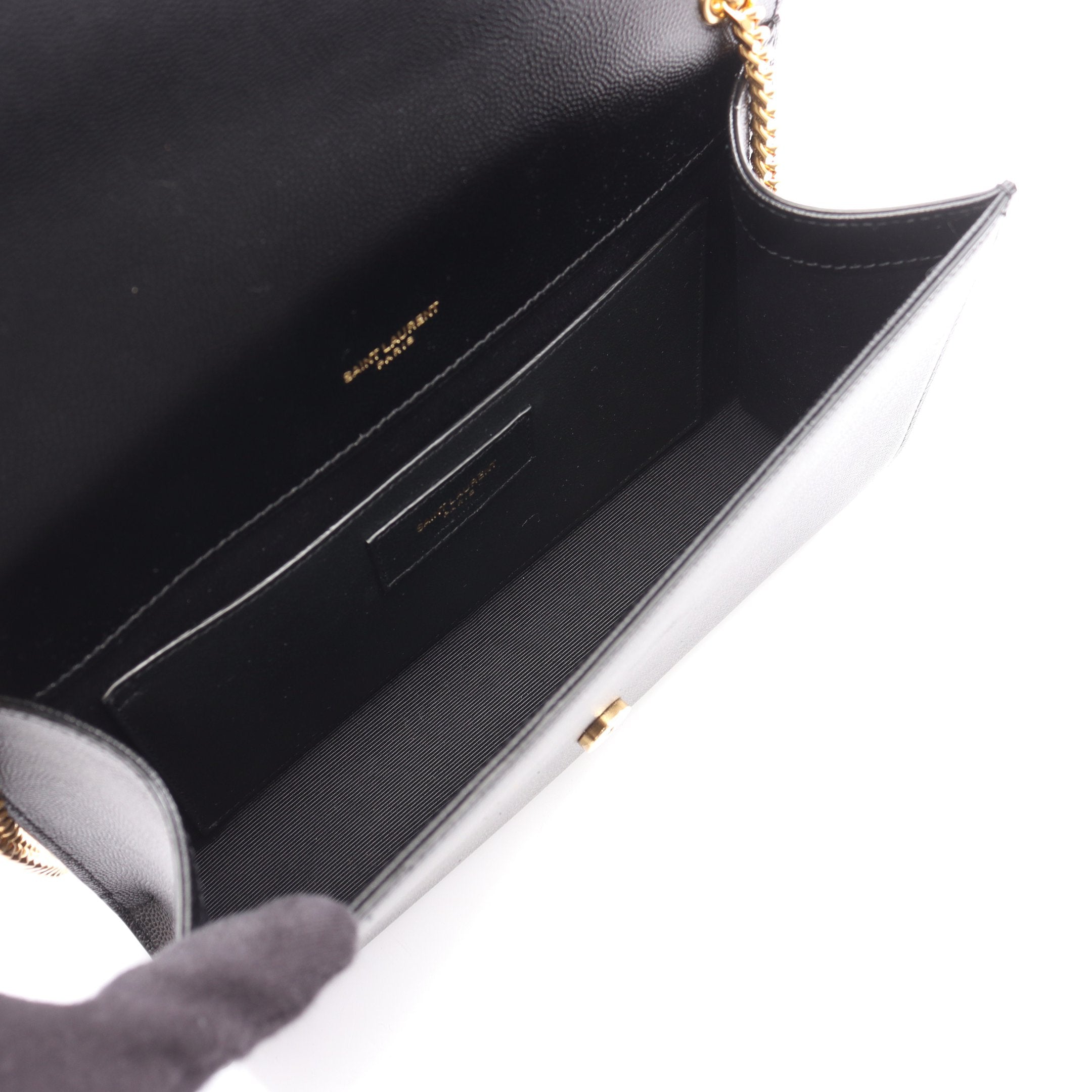 ケイト チェーンショルダーバッグ レザー ブラック サンローランパリ