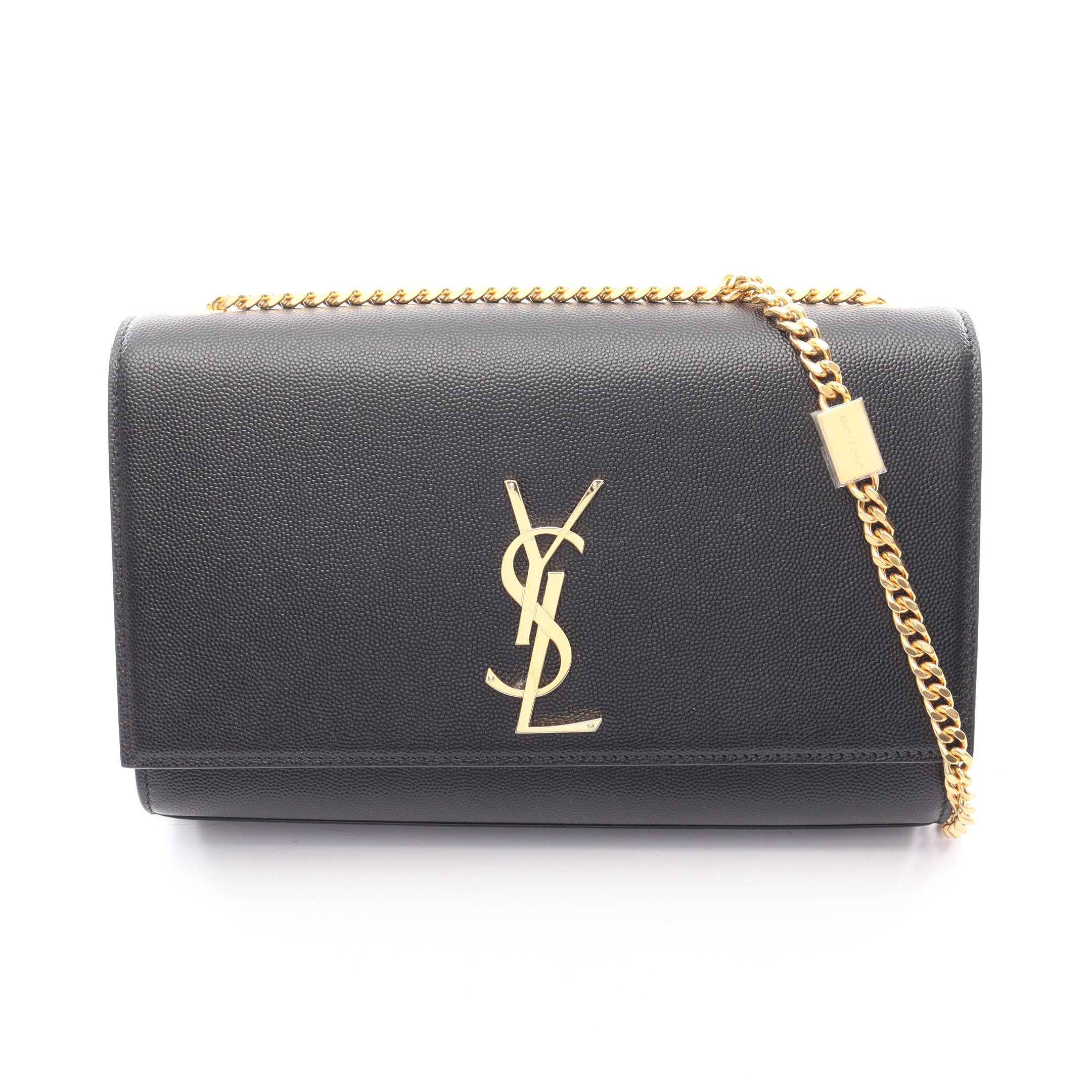 ケイト チェーンショルダーバッグ レザー ブラック サンローランパリ