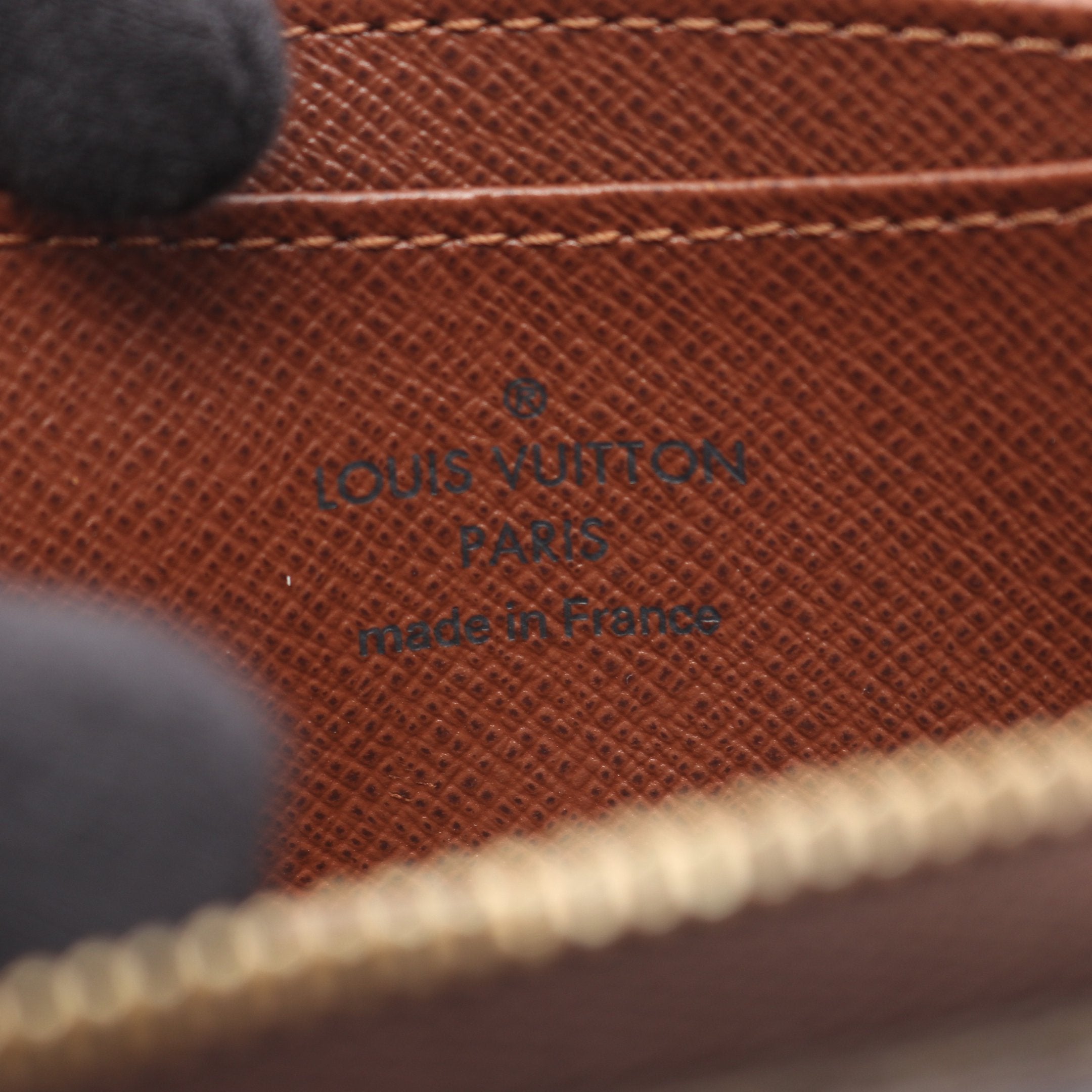 ジッピー コインパース モノグラム コインケース PVC ブラウン ルイ