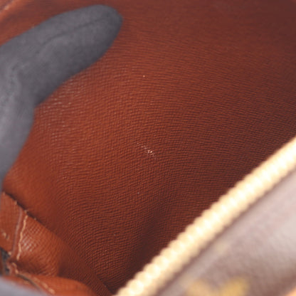 ダヌーブ モノグラム ショルダーバッグ PVC レザー ブラウン ルイヴィトン バッグ LOUIS VUITTON