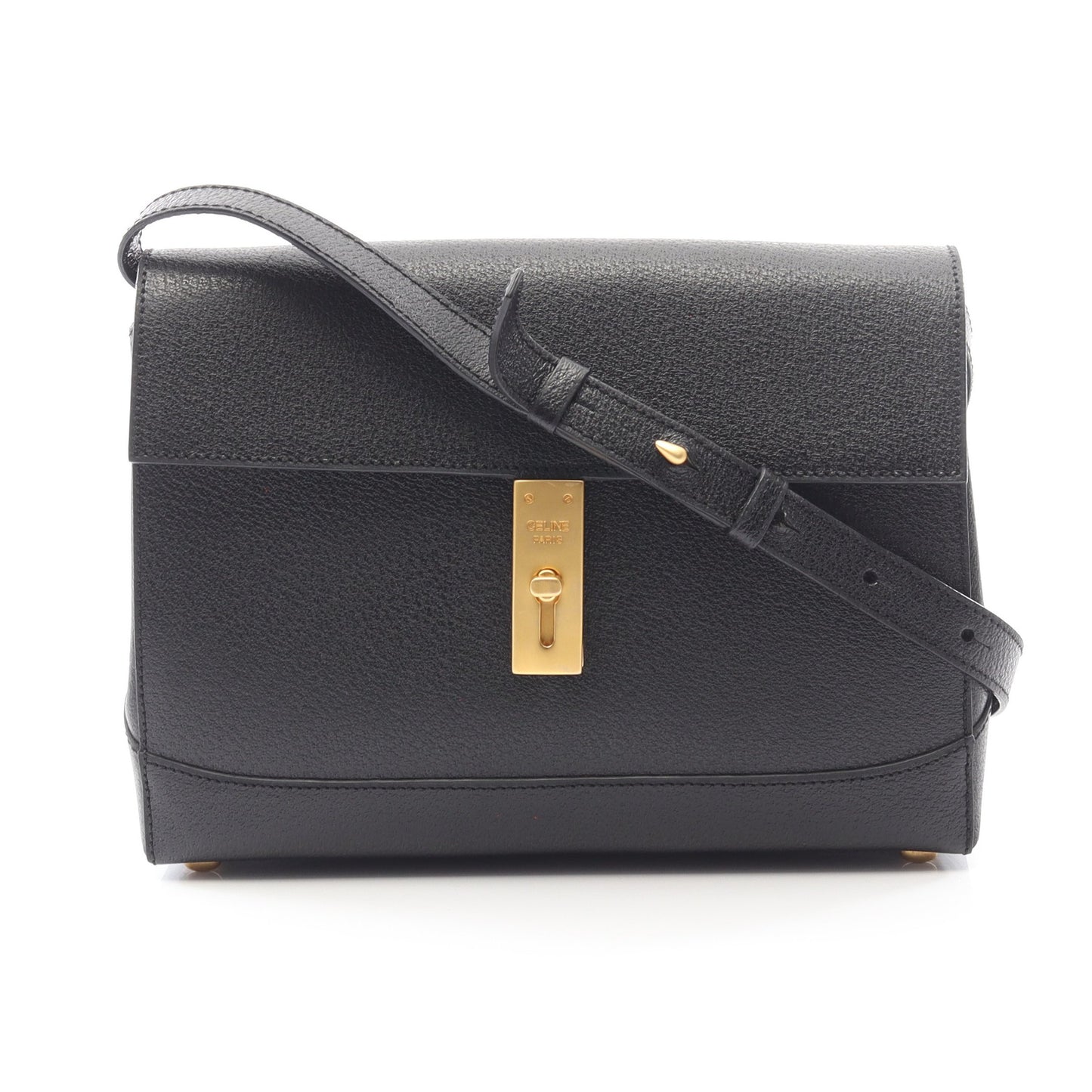 ショルダーバッグ レザー ブラック セリーヌ バッグ CELINE