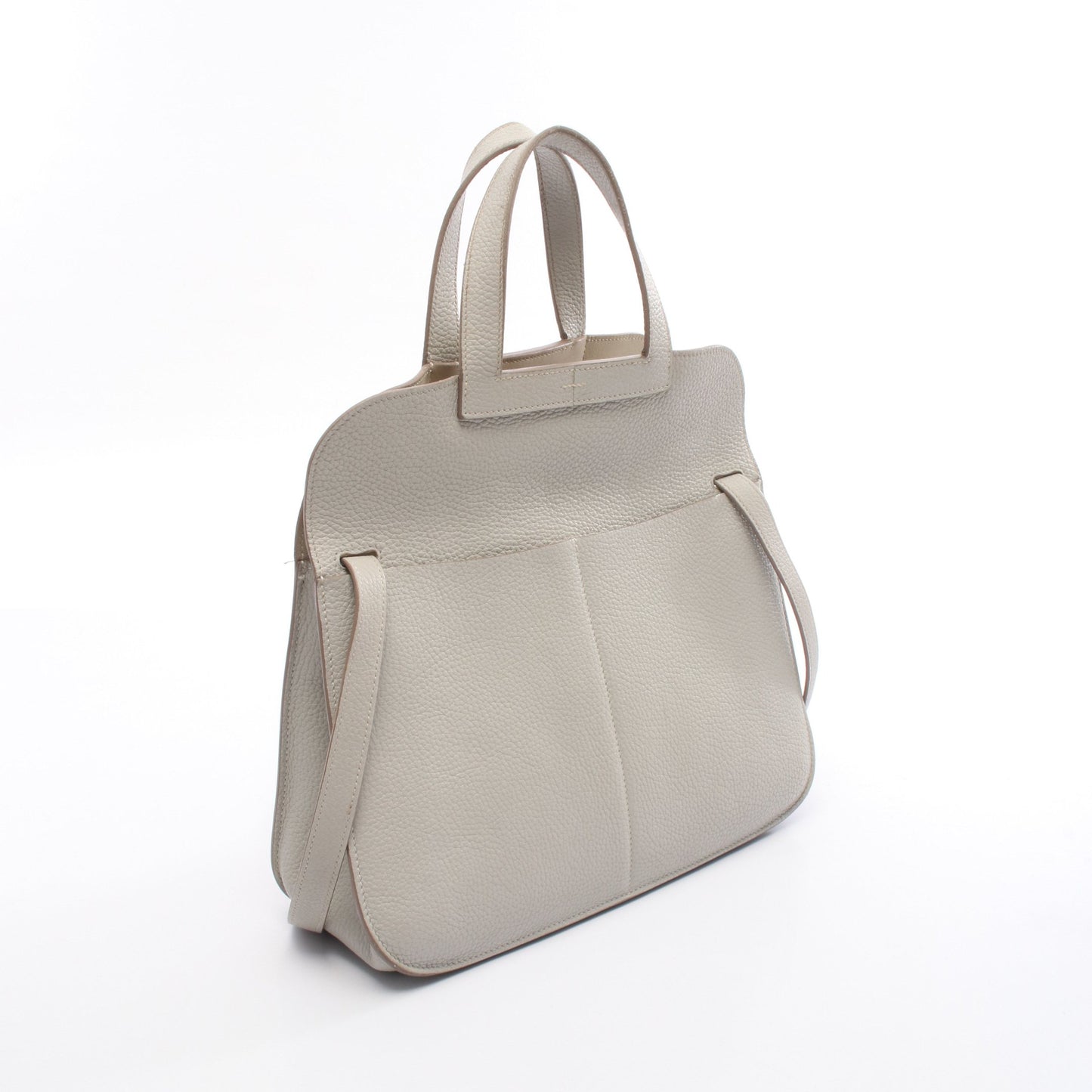 アルザン31 ハンドバッグ トリヨンクレマンス ライトグレー シルバー金具 2WAY C刻印 エルメス バッグ HERMES