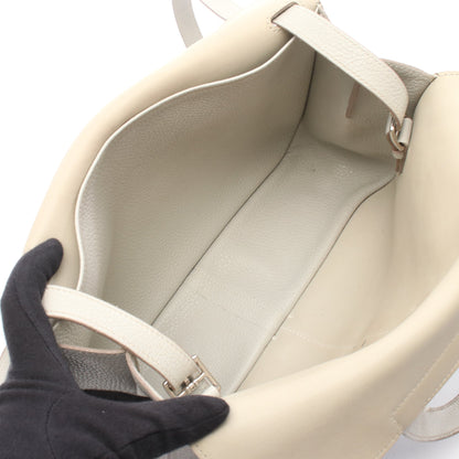 アルザン31 ハンドバッグ トリヨンクレマンス ライトグレー シルバー金具 2WAY C刻印 エルメス バッグ HERMES