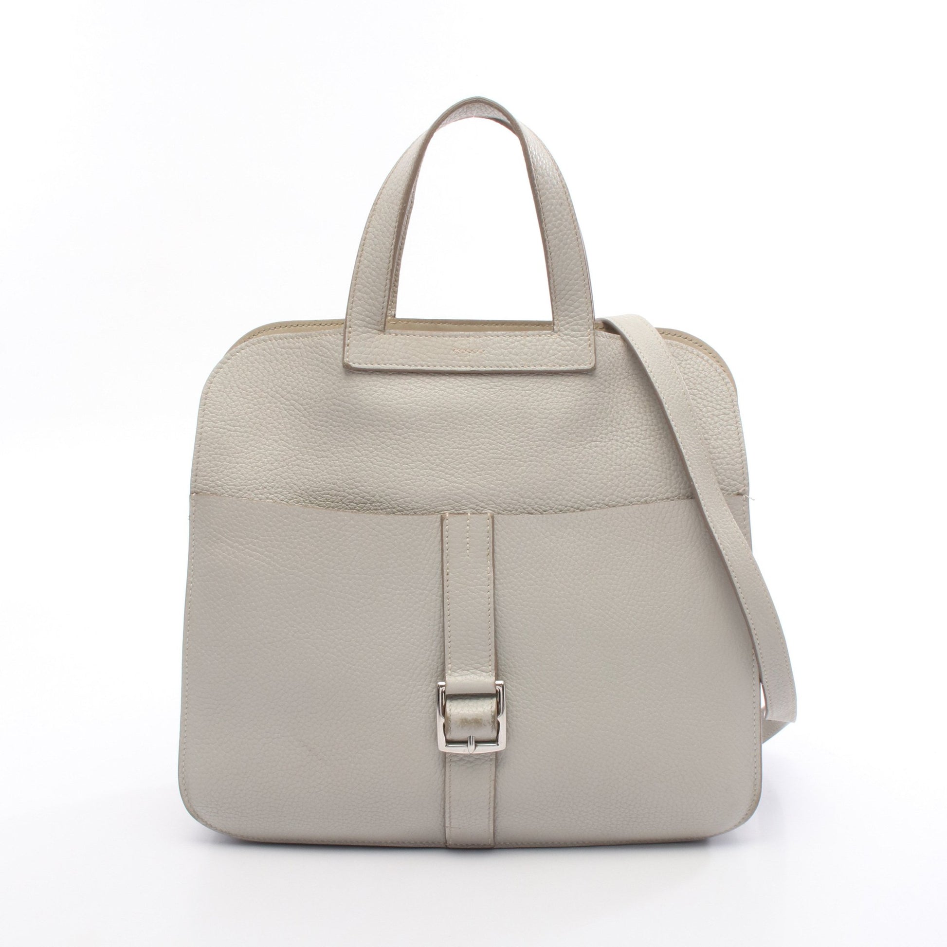 アルザン31 ハンドバッグ トリヨンクレマンス ライトグレー シルバー金具 2WAY C刻印 エルメス バッグ HERMES