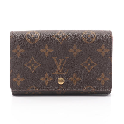 ポルトモネ ビエ トレゾール モノグラム 二つ折り財布 PVC レザー ブラウン ルイヴィトン 財布・小物 LOUIS VUITTON