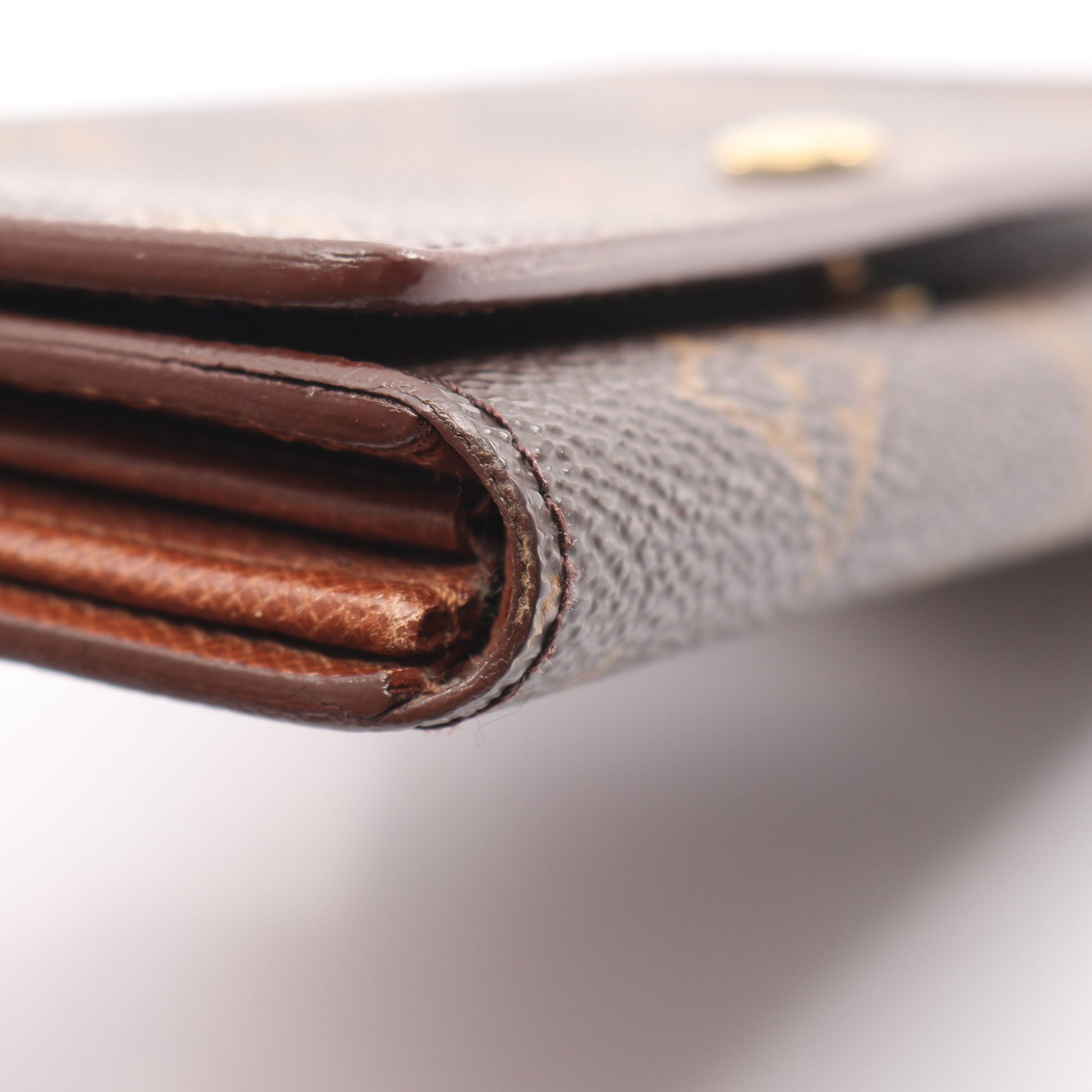 ポルトモネ ビエ トレゾール モノグラム 二つ折り財布 PVC レザー ブラウン ルイヴィトン 財布・小物 LOUIS VUITTON