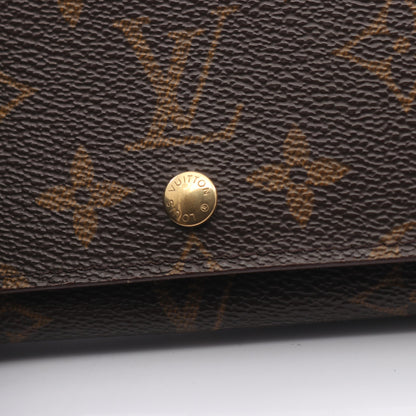 ポルトモネ ビエ トレゾール モノグラム 二つ折り財布 PVC レザー ブラウン ルイヴィトン 財布・小物 LOUIS VUITTON