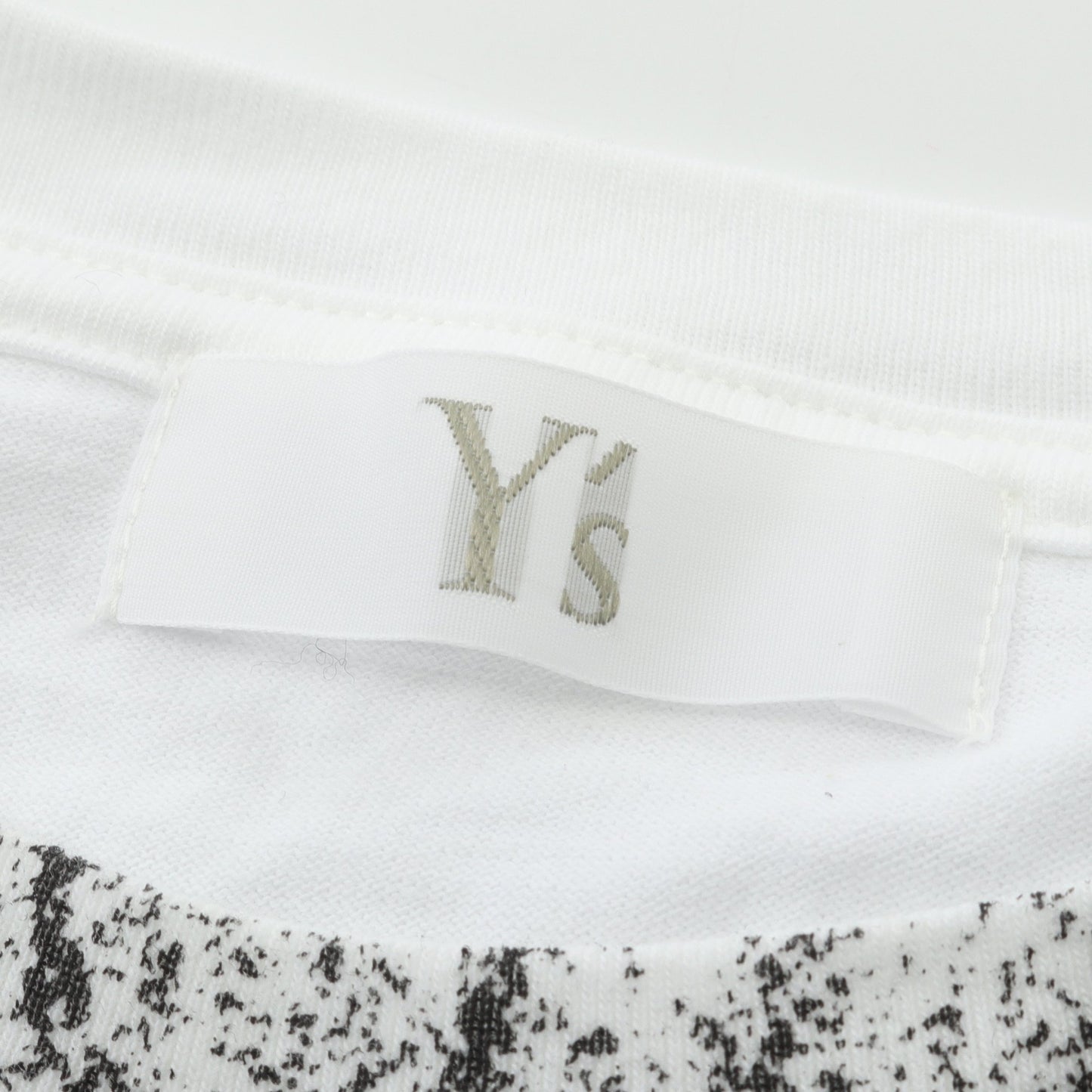 半袖Tシャツ コットン ホワイト ブラック ワイズ トップス Y's