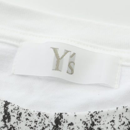 半袖Tシャツ コットン ホワイト ブラック ワイズ トップス Y's