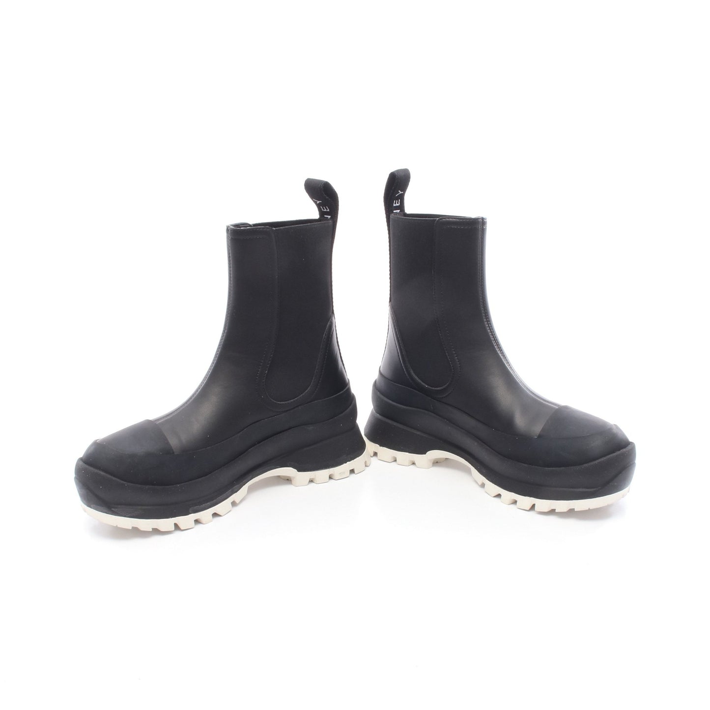 TRACE トレース チェルシー サイドゴアブーツ レザー ラバー ブラック ステラマッカートニー シューズ Stella McCartney