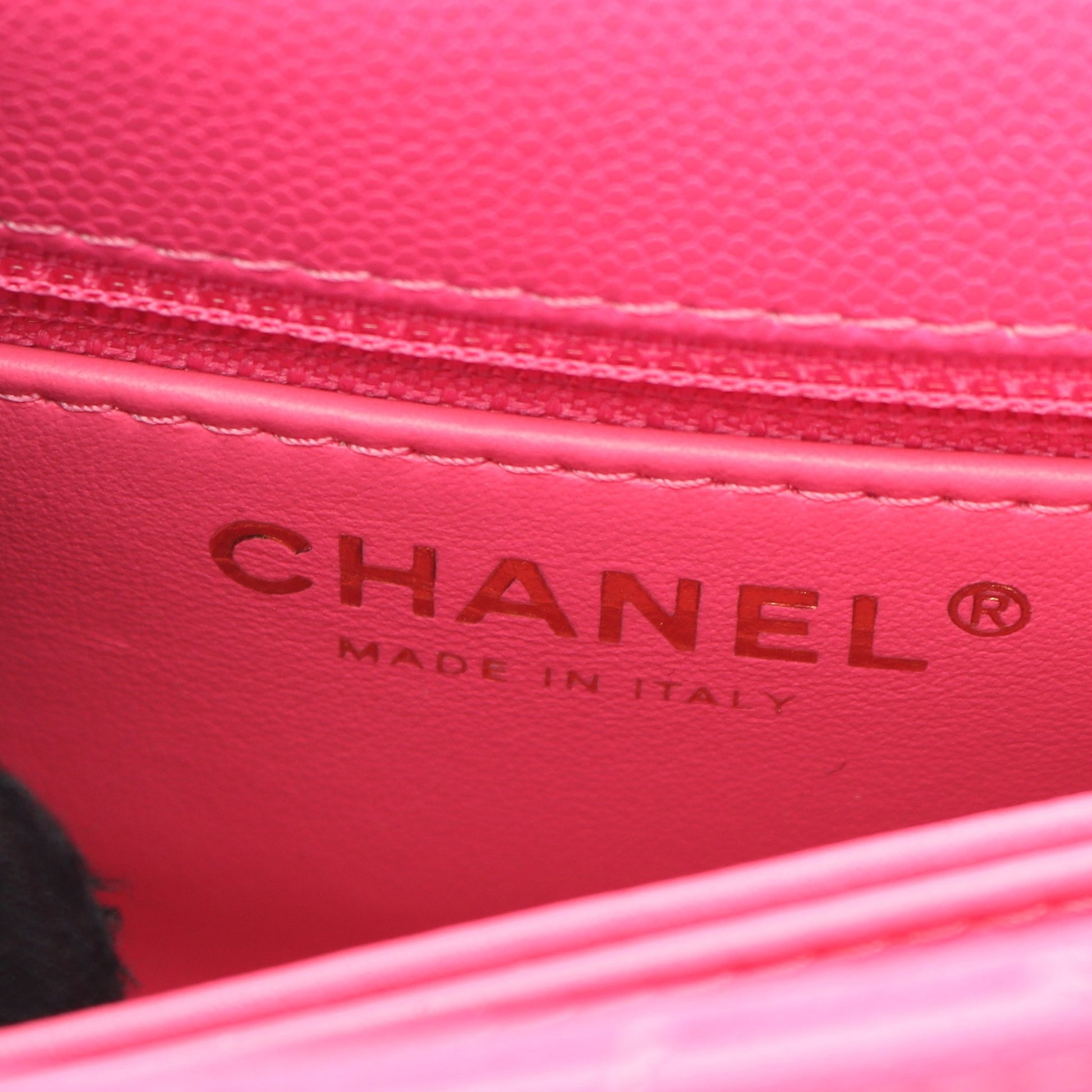 ココハンドルXXS トップハンドル ハンドバッグ キャビアスキン ピンクパープル ゴールド金具 2WAY シャネル バッグ CHANEL