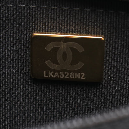マトラッセ パール チェーンウォレット レザー ブラック ゴールド金具 シャネル バッグ CHANEL