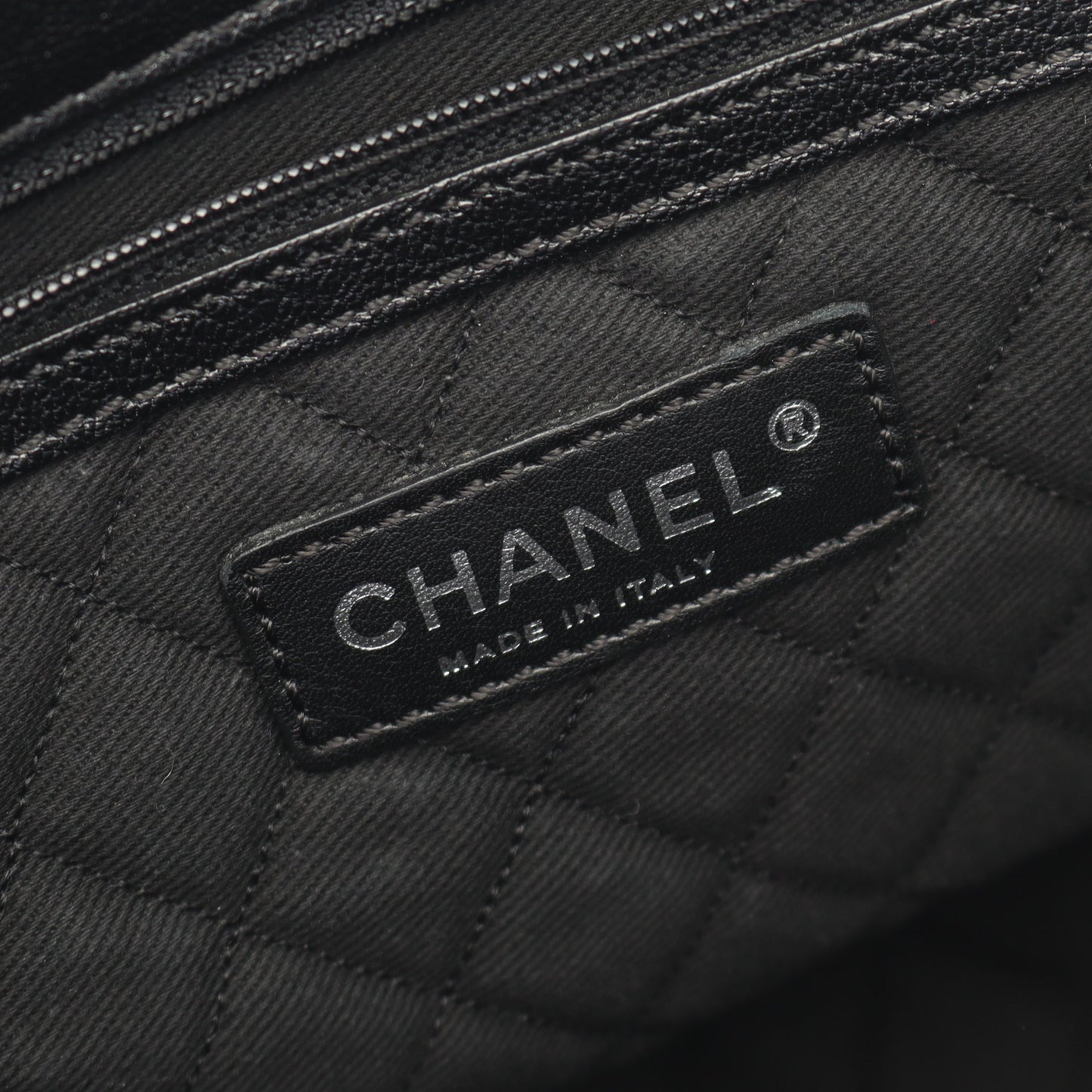 ココマーク ハンドバッグ トートバッグ レザー ブラック シルバー金具 シャネル バッグ CHANEL