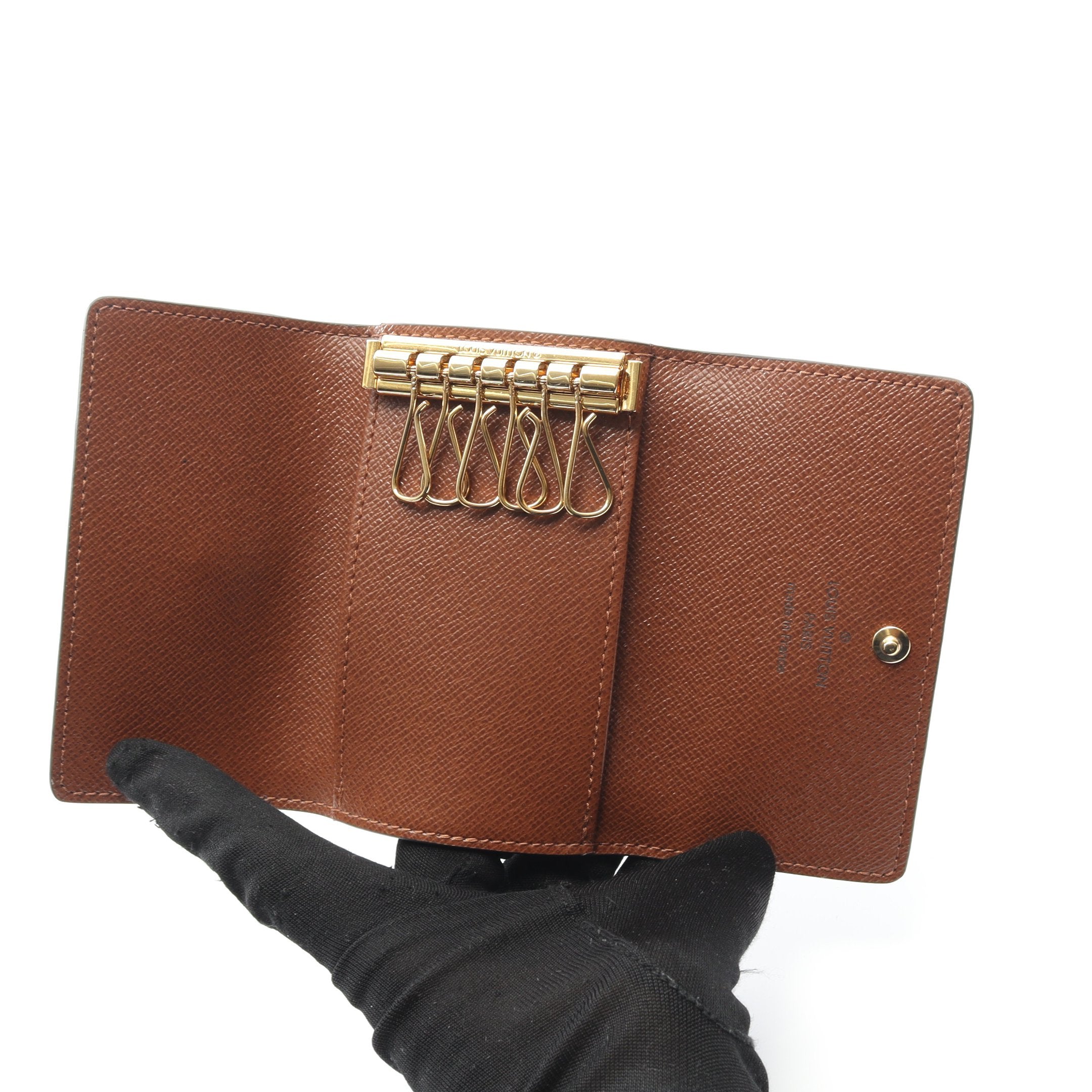 ルイ ヴィトン◎ミュルティクレ6 フューシャ モノグラム キーケース ブラウン ルイ ヴィトン◎ミュルティクレ6 フューシャモノグラム キーケース