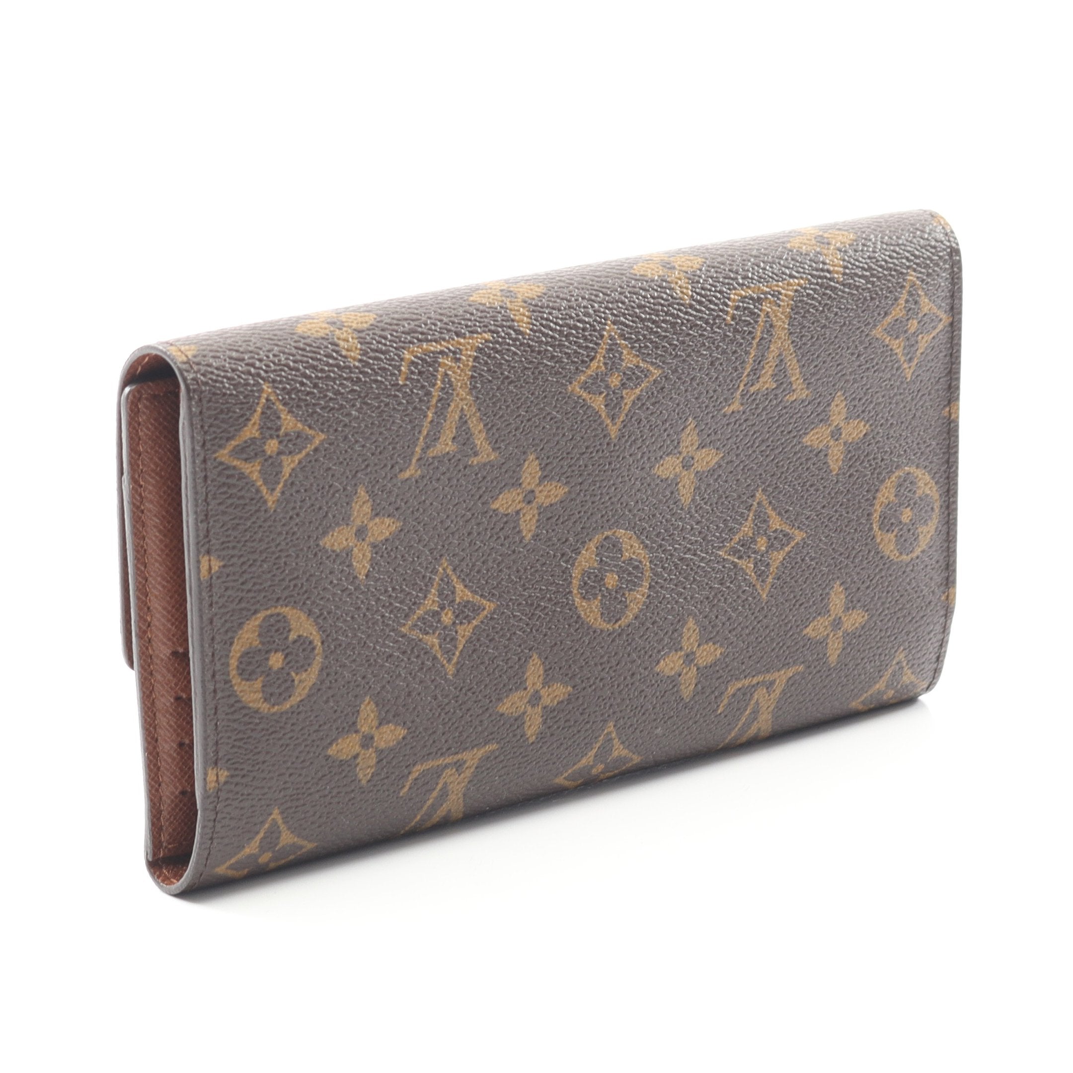 ルイヴィトン モノグラム インターナショナル 三つ折り財布 長財布 L04