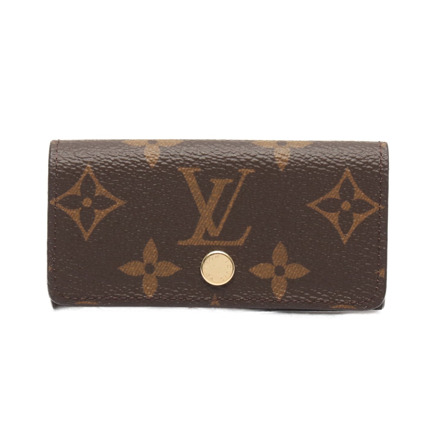 ミュルティクレ4 モノグラム 4連 キーケース PVC ブラウン ルイヴィトン 財布・小物 LOUIS VUITTON