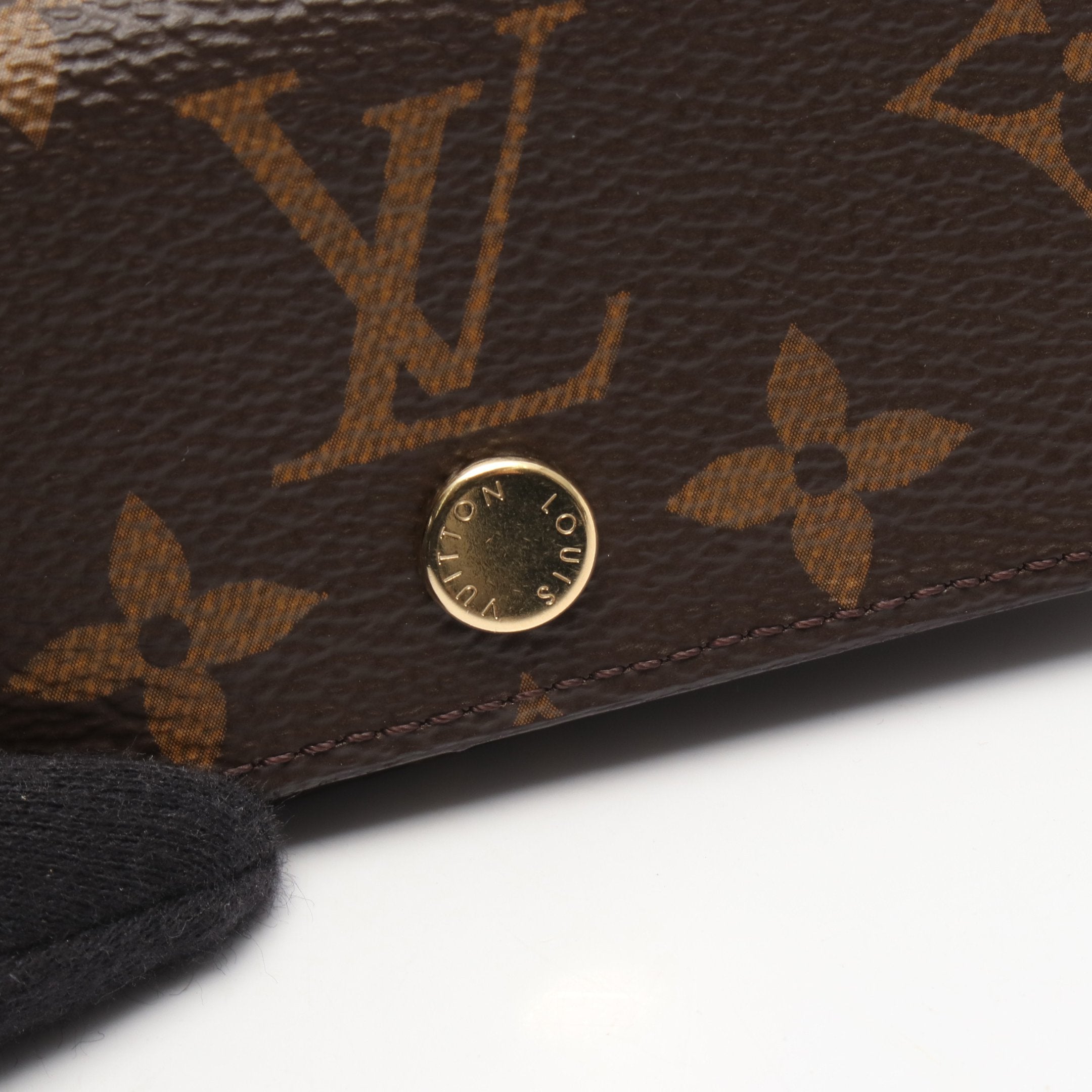 ミュルティクレ4 モノグラム 4連 キーケース PVC ブラウン ルイ