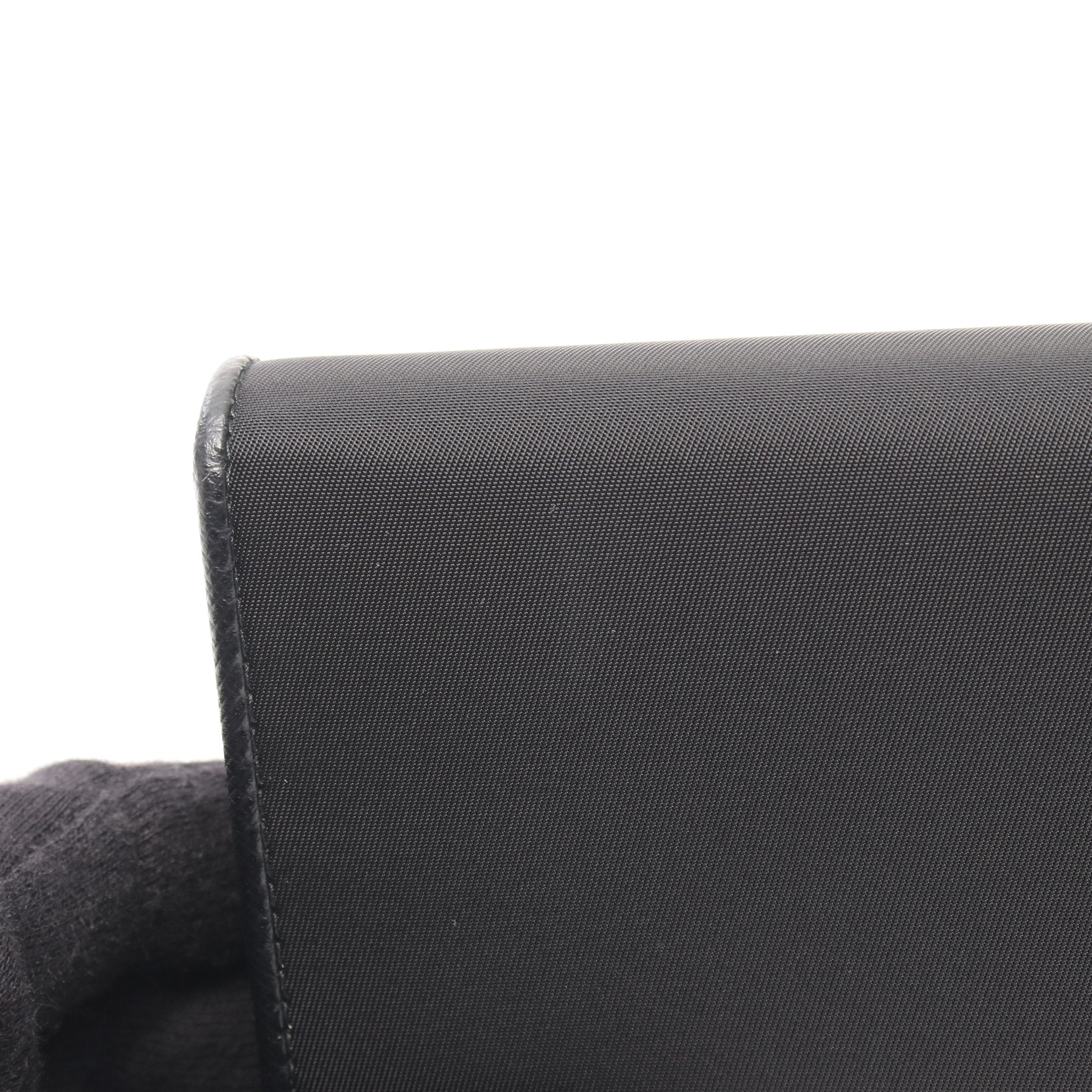 TESSUTO 二つ折り長財布 ナイロン レザー ブラック プラダ – RECLO