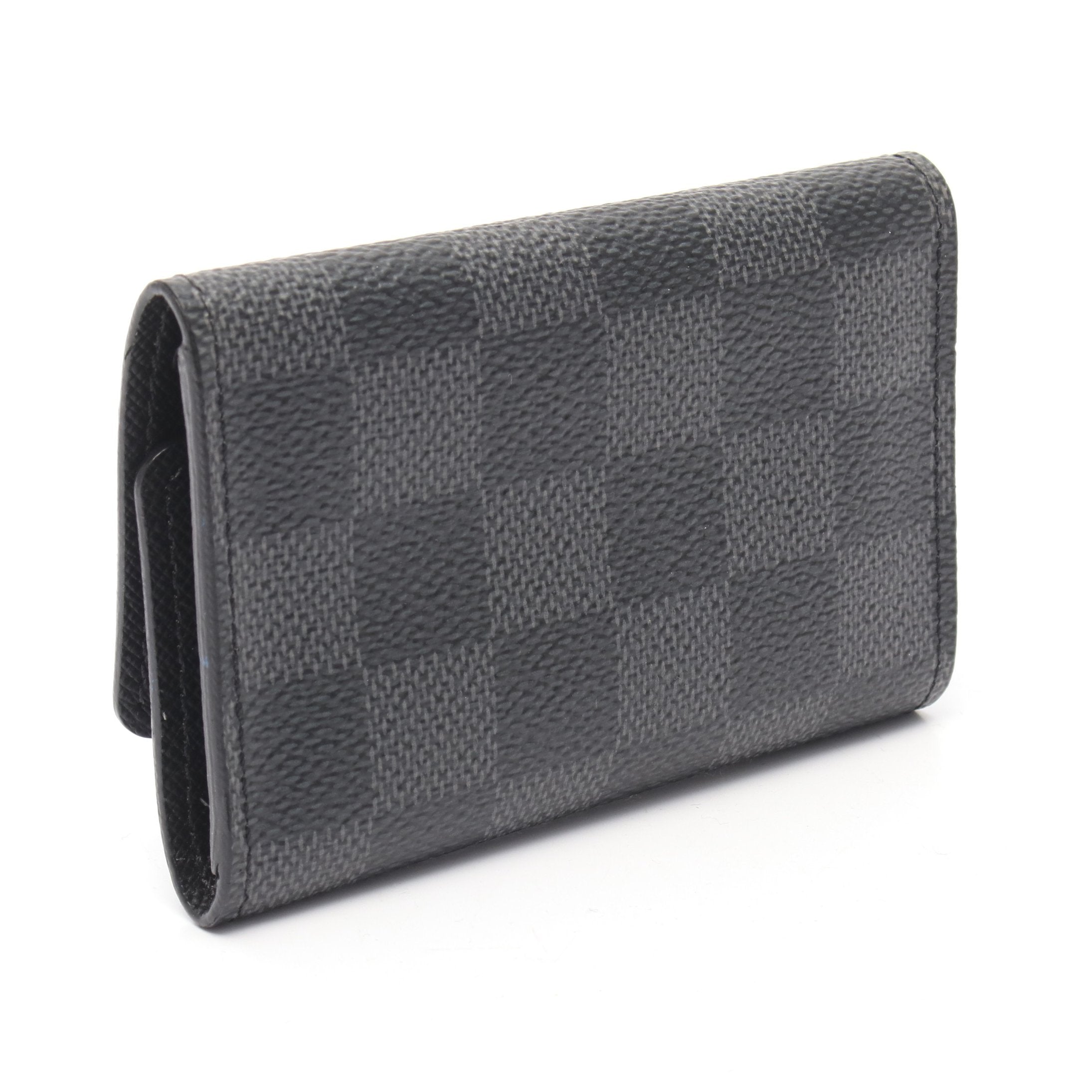 ミュルティクレ6 ダミエグラフィット 6連 キーケース PVC ブラック