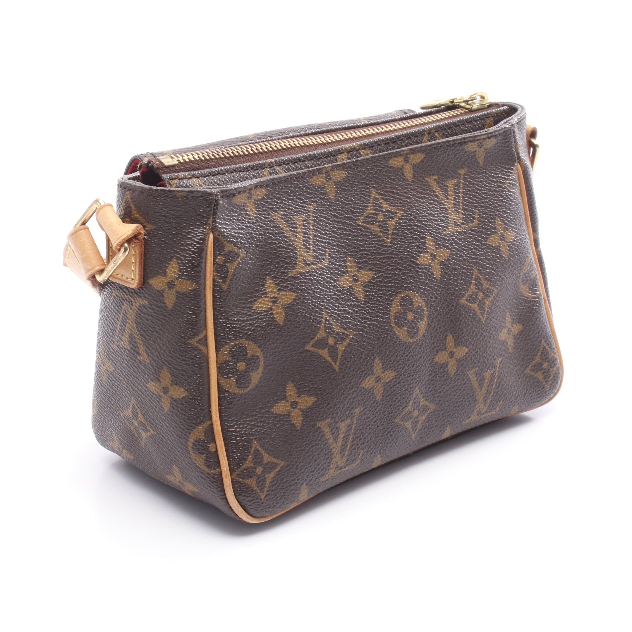 ルイ ヴィトン モノグラム ヴィバシテPM 斜め掛け ショルダーバッグ M51165 ブラウン PVC レザー レディース LOUIS VUITTON 【中古】 ヴィバシテPM モノグラム ショルダーバッグ PVC レザー ブラウン ルイ