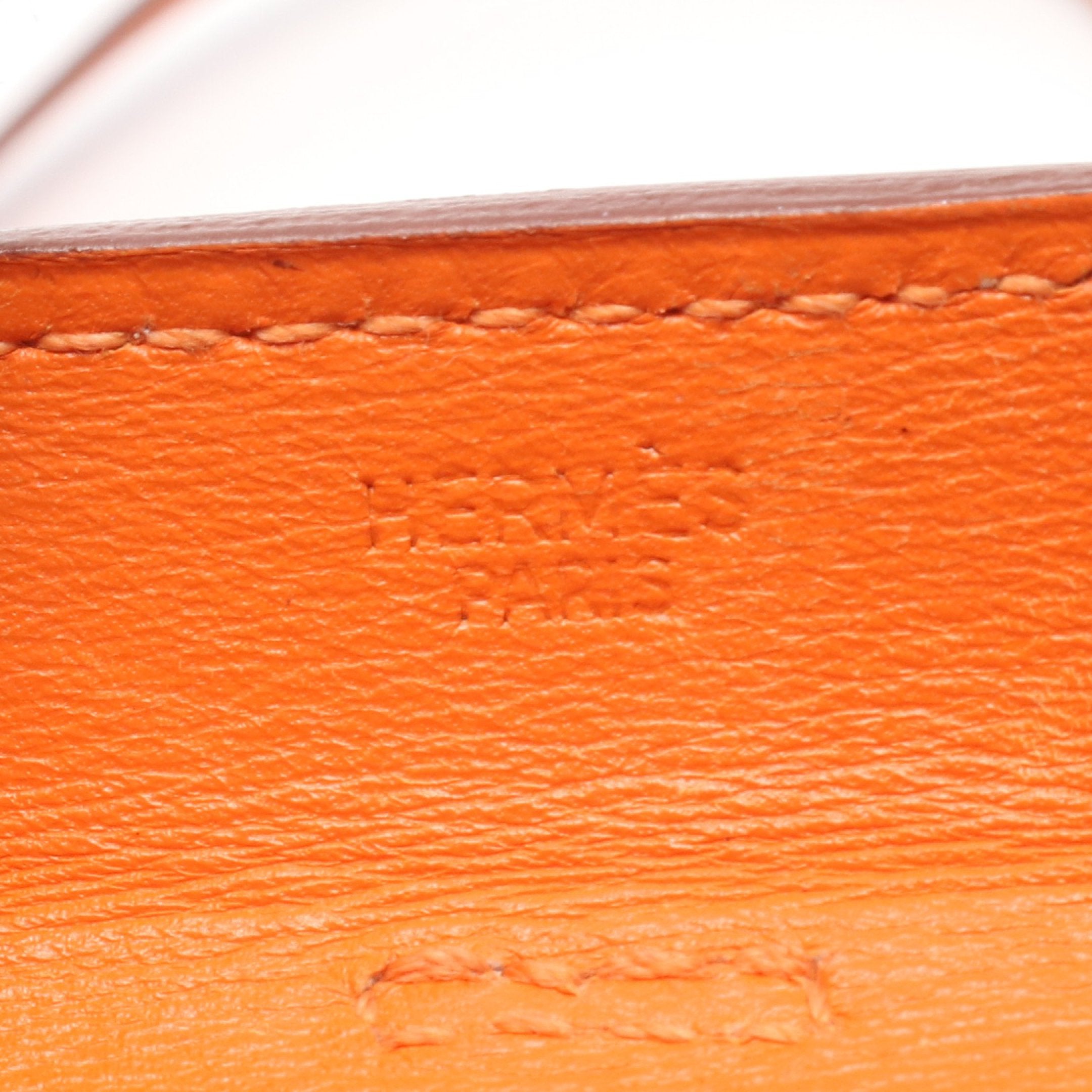 エルメス HERMES オニメトゥ ショルダーバッグ バッグ レザー カーフ（牛革） ヴォーバレニア / クリノラン ヴォーバレニア □I刻印（2005年製造） レディース ブラウン系 【中古】 オニメトゥ ショルダーバッグ ヴォータデラクト オレンジ □F刻印
