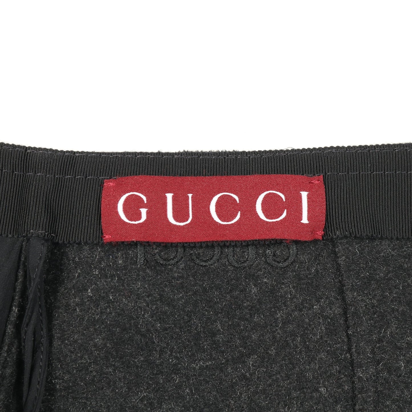 スカート カシミヤ ウール ブラック グッチ ボトムス GUCCI