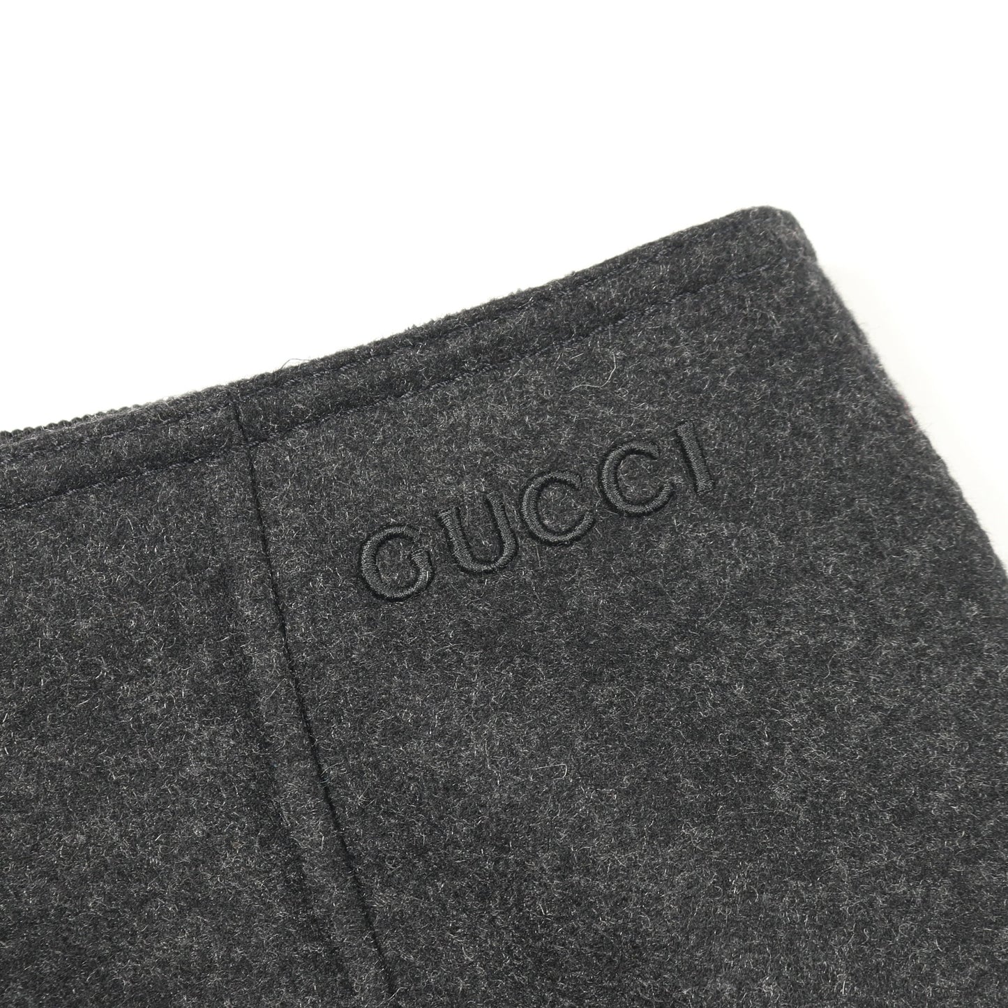スカート カシミヤ ウール ブラック グッチ ボトムス GUCCI