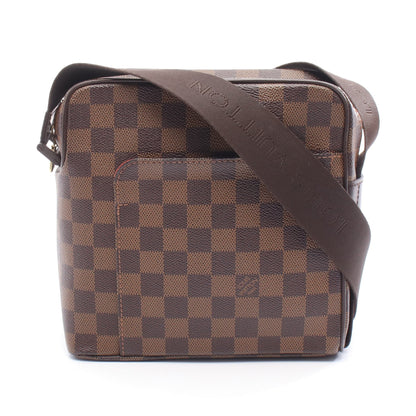 オラフPM ダミエエベヌ ショルダーバッグ PVC レザー ブラウン ルイヴィトン バッグ LOUIS VUITTON