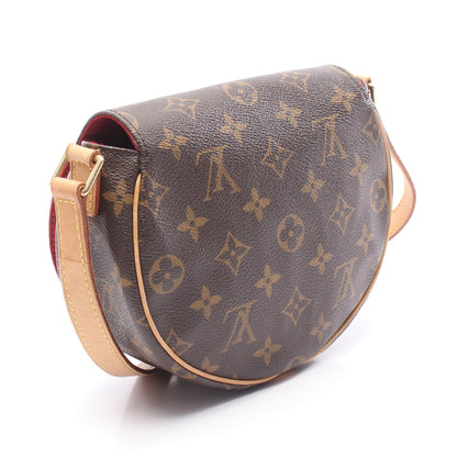 タンブラン モノグラム ショルダーバッグ PVC レザー ブラウン ルイヴィトン バッグ LOUIS VUITTON