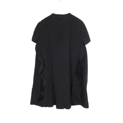 ワンピース 半袖 フリル ブラック レッドヴァレンティノ ワンピース RED VALENTINO