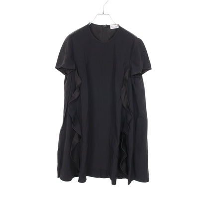 ワンピース 半袖 フリル ブラック レッドヴァレンティノ ワンピース RED VALENTINO