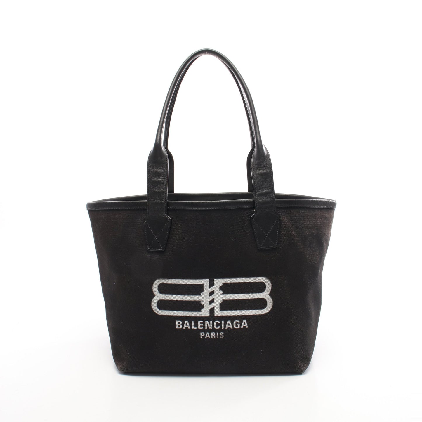 ジャンボ ハンドバッグ トートバッグ キャンバス ブラック バレンシアガ バッグ BALENCIAGA