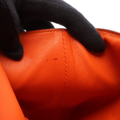 ツールボックス26 オレンジポピー ハンドバッグ エバーカラー オレンジ シルバー金具 T刻印 エルメス バッグ HERMES
