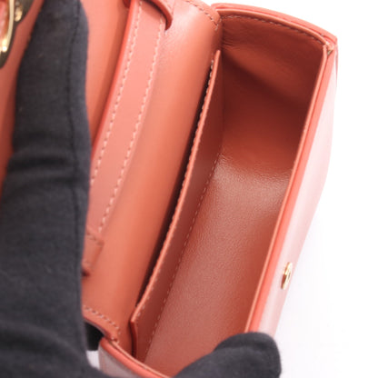 ミニ クロード ショルダーバッグ レザー コーラルオレンジ セリーヌ バッグ CELINE