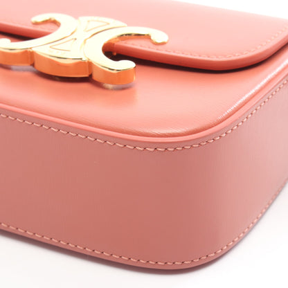 ミニ クロード ショルダーバッグ レザー コーラルオレンジ セリーヌ バッグ CELINE