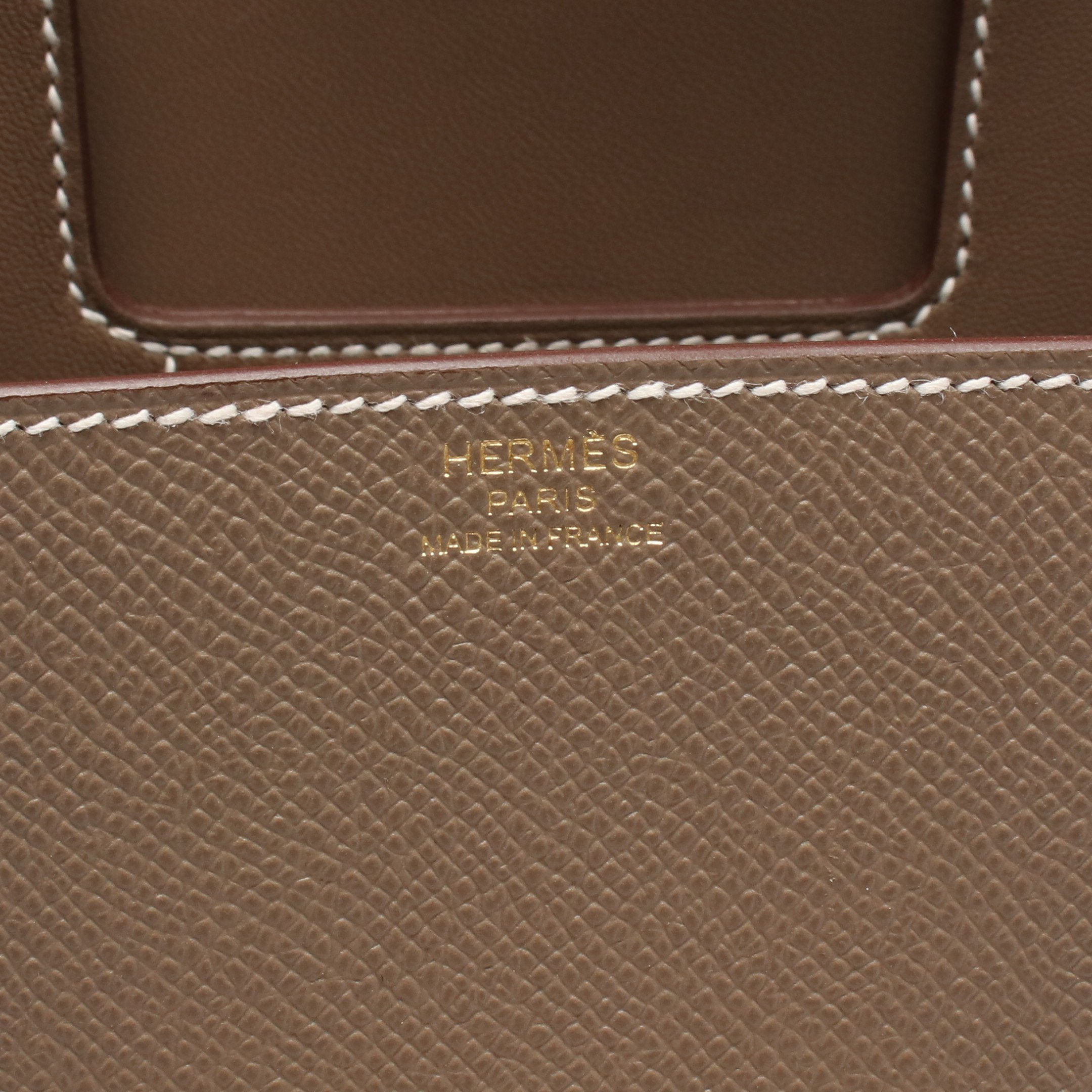 エルメス HERMES デッラ カヴァッレリア ミニ ショルダーバッグ バッグ レザー カーフ（牛革） ヴォーエプソン ヴォーエプソン エトゥープ U刻印（2022年製造） レディース グレー系 082226CC 【中古】 エルメス HERMES デッラ・カヴァッレリアミニ U刻印 ブラック GD金具