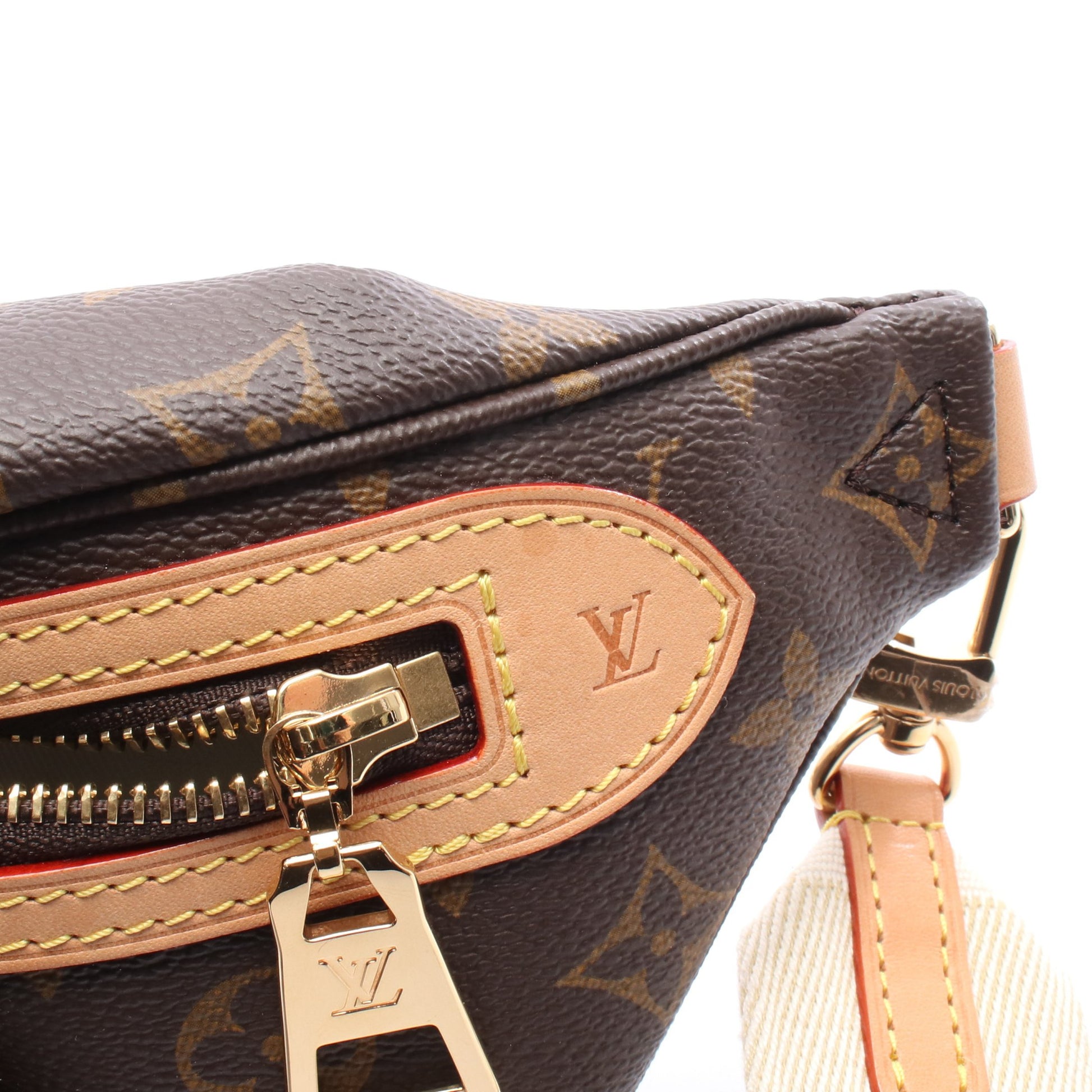ハイライズ モノグラム ボディバッグ PVC レザー ブラウン ルイヴィトン バッグ LOUIS VUITTON